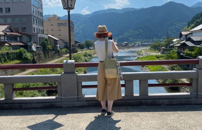 Scenery of Gujo Hachiman's river