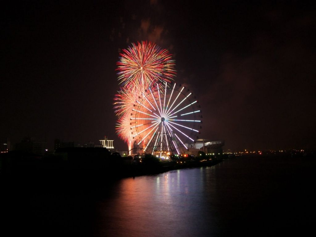 Nagoya Port FIreworks